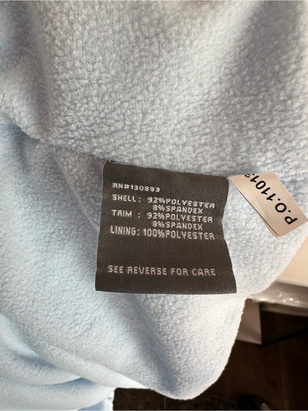 New Balance Blue Fleece Lined Hooded Windbreaker Jacket - Picture 10 of 11